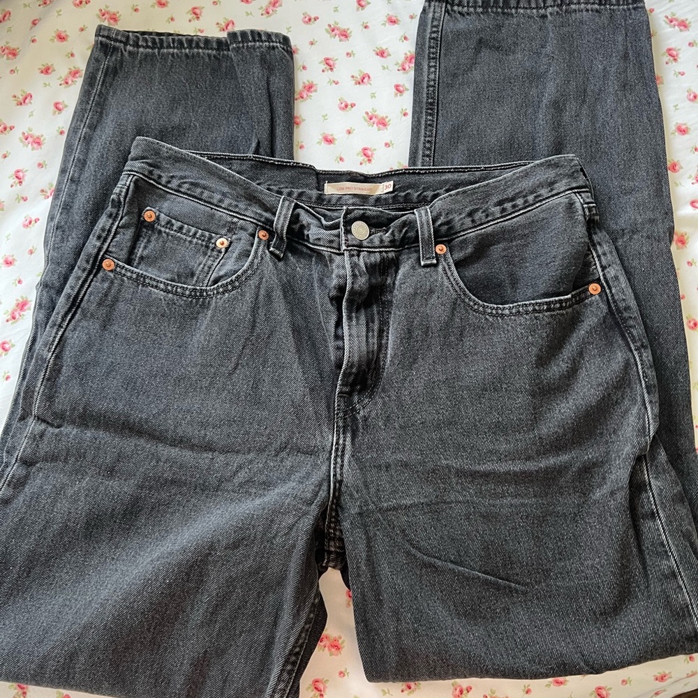 Levi's Women's Straight Leg Jeans - Charcoal